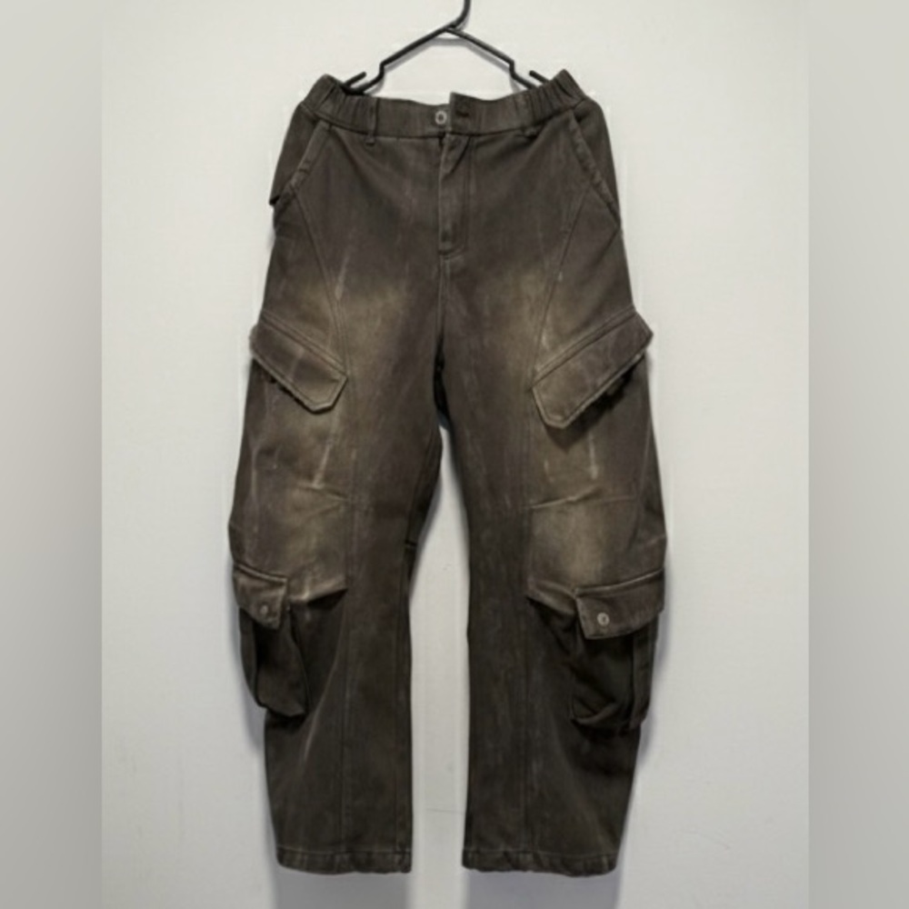 Men's Skater Fit Baggy Pants - Brown